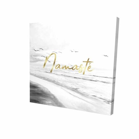 FONDO 12 x 12 in. Namaste-Print on Canvas FO3340350